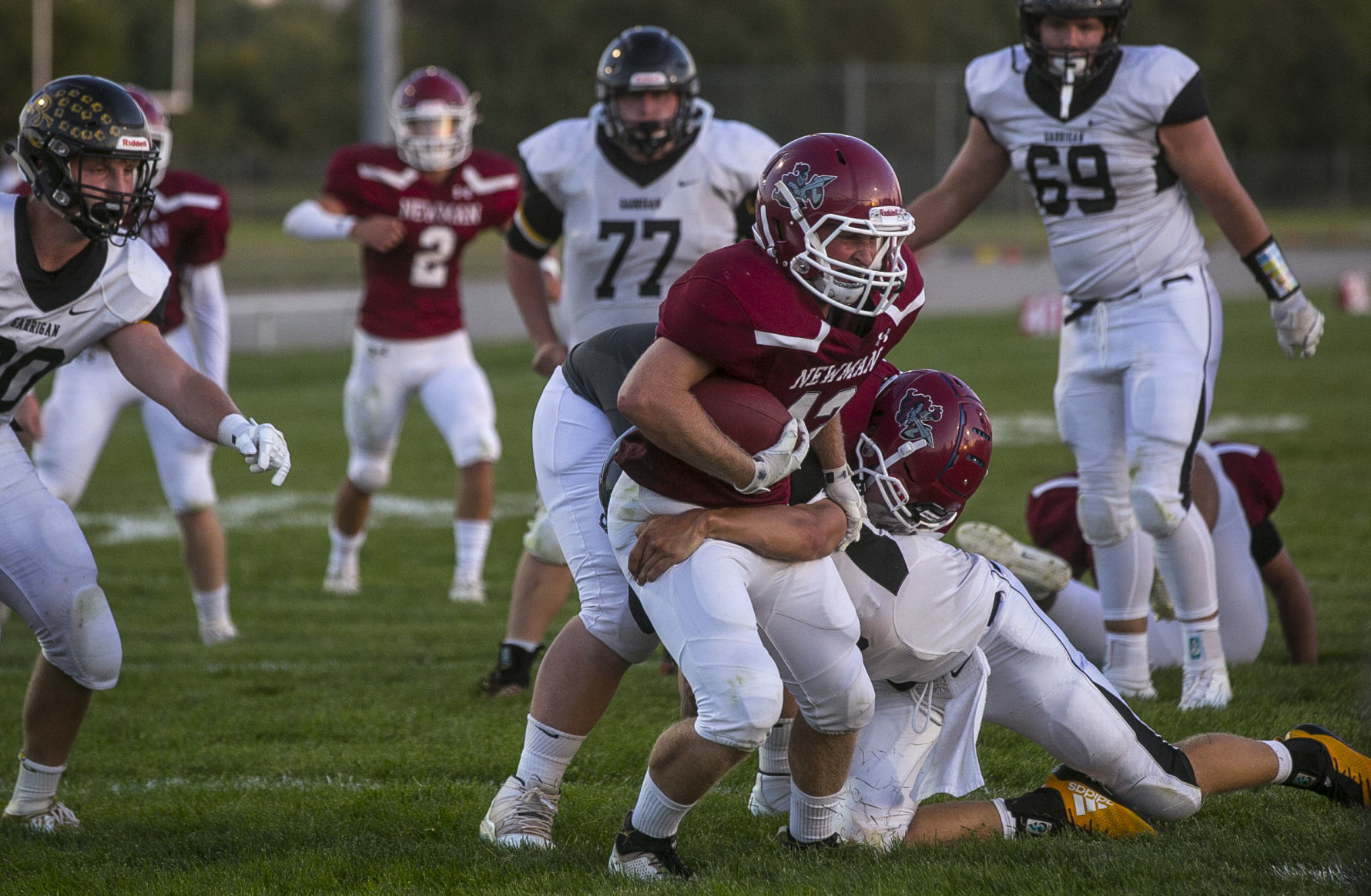 FBall Newman vs. Bishop Garrigan 8